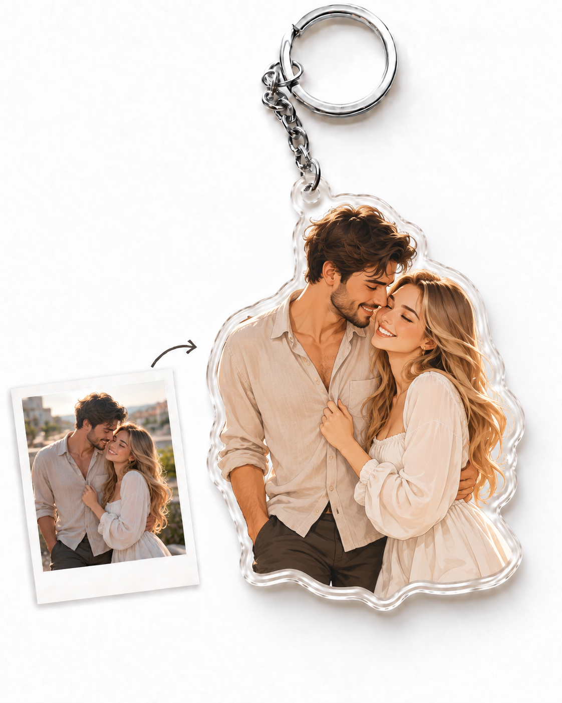 Custom Photo Acrylic Charm