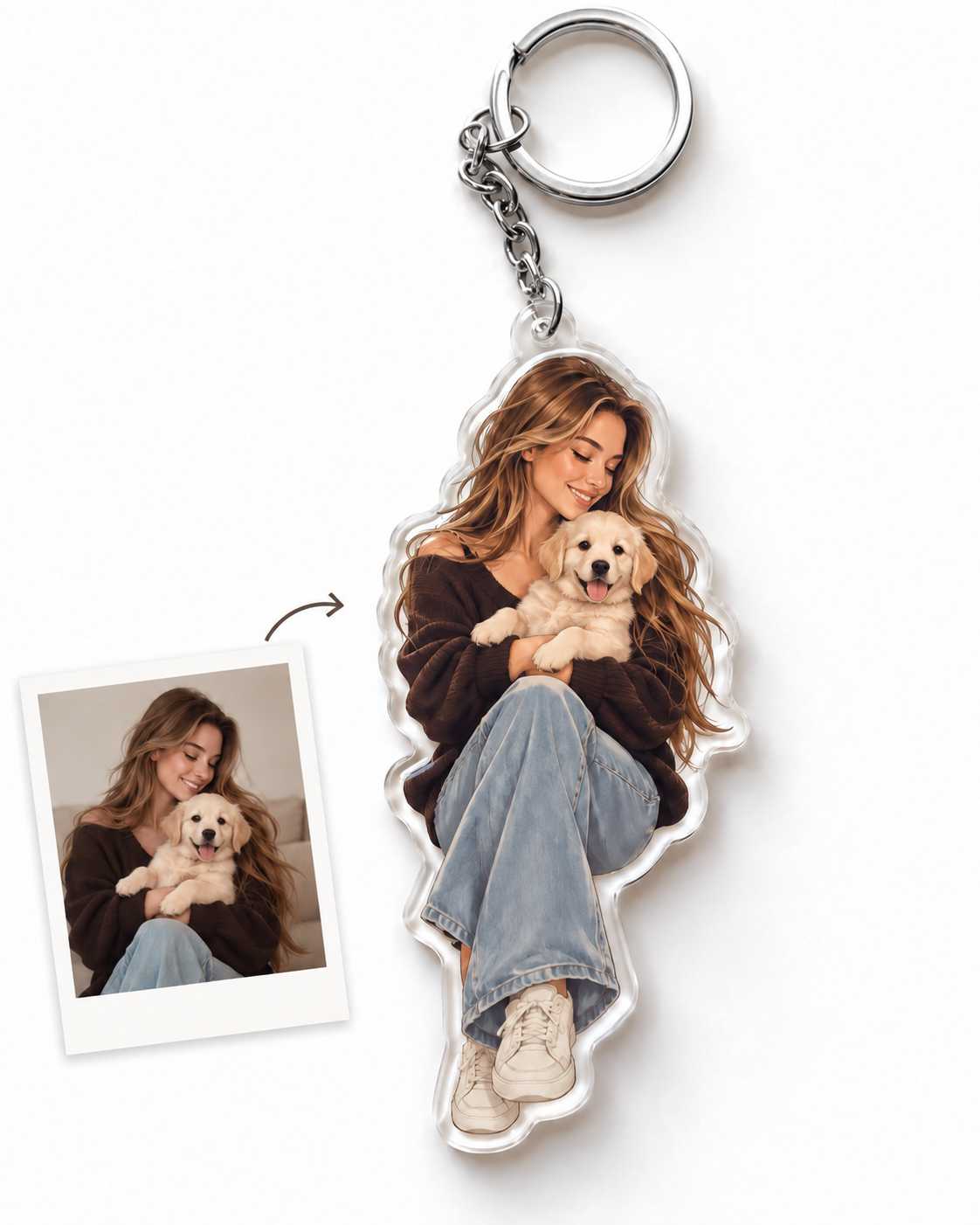 Custom Photo Acrylic Charm