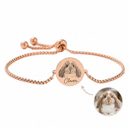 Custom Portrait Engraved Bracelet