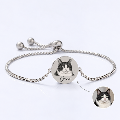 Custom Portrait Engraved Bracelet